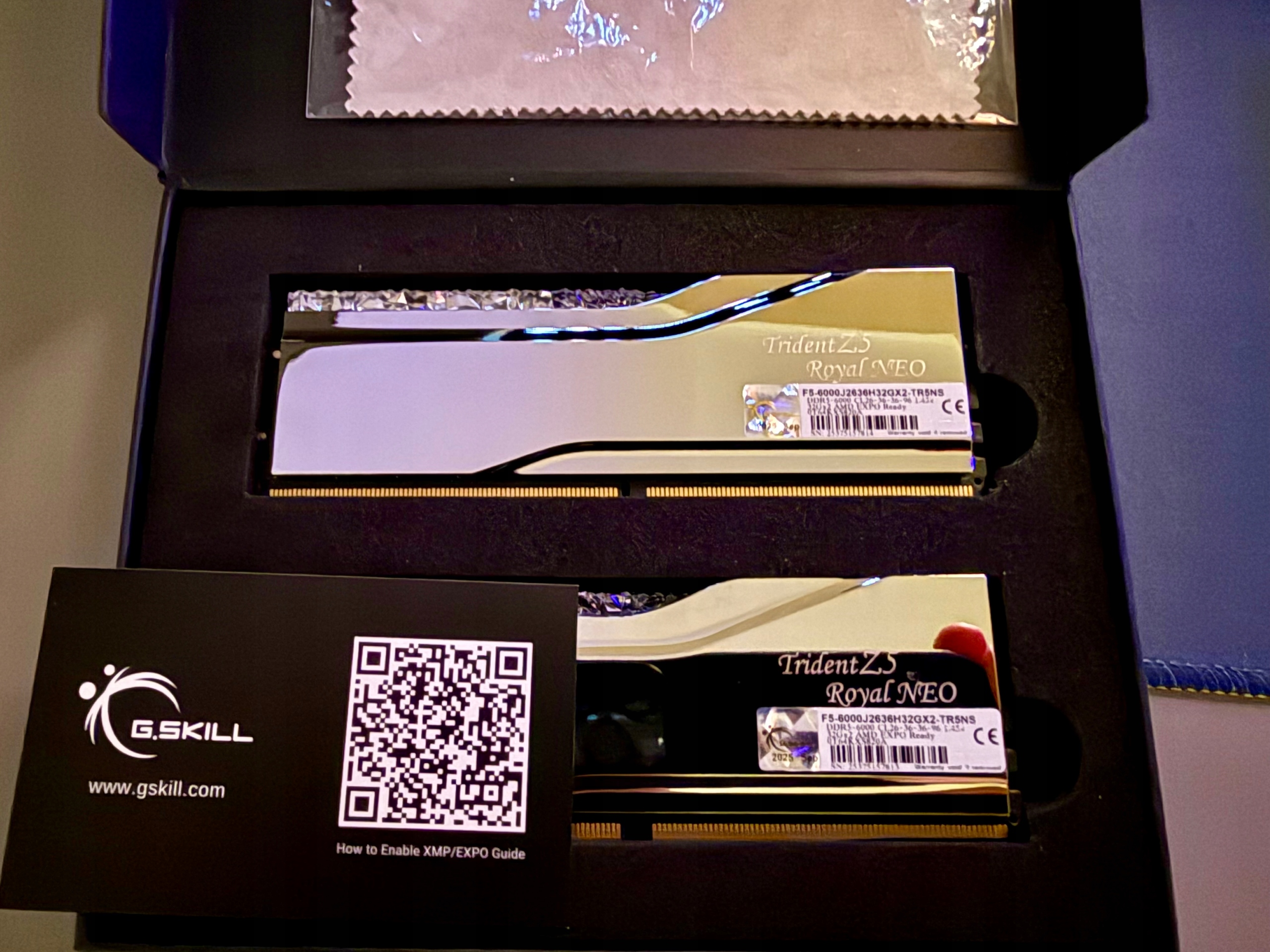 Pamięć G.Skill Trident Z5 Royal Neo, DDR5, 64 GB, 6000MHz, CL26