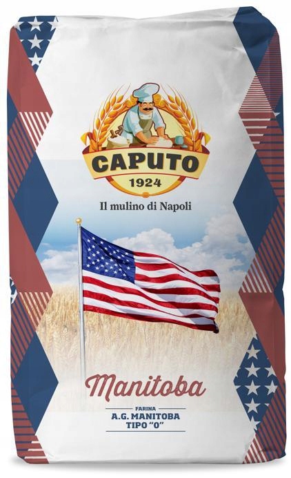 Mąka Farina Manitoba 0 25kg Caputo włoska mocny gluten jakość