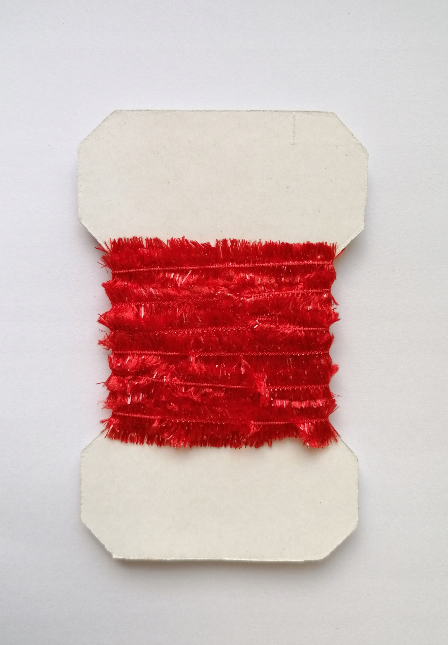 India chenille red