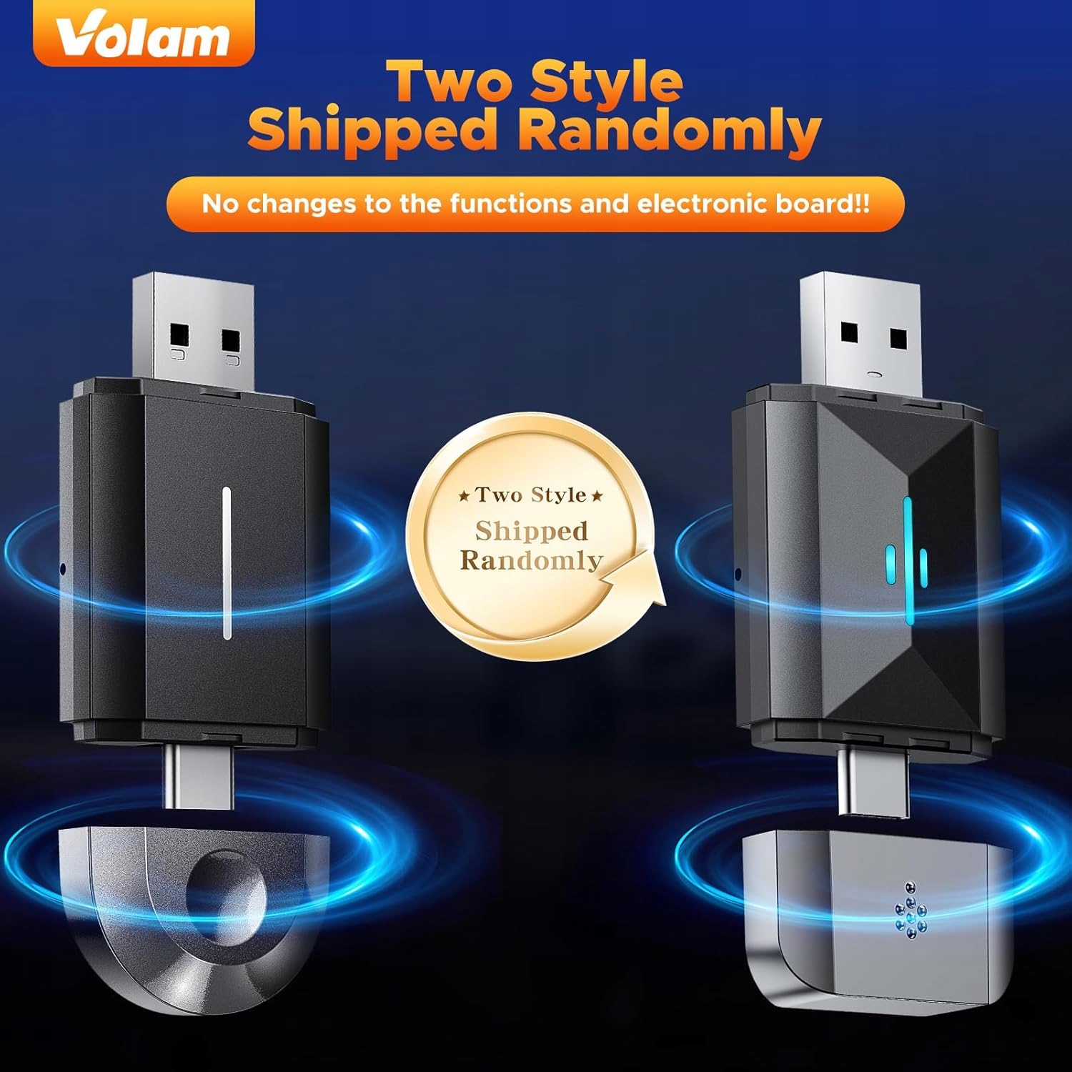 adaptera CarPlay 2 w 1 Android Auto Adapter bezprzewodowy Stan opakowania oryginalne