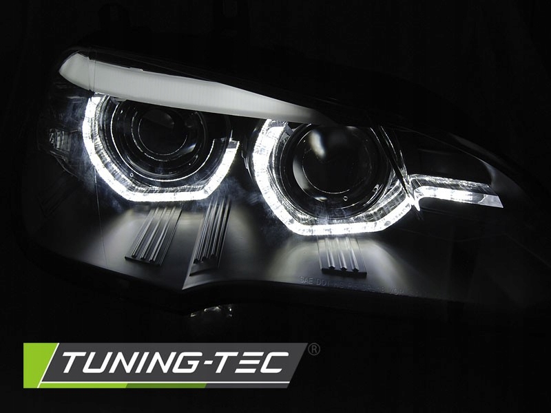 LAMPY XENON ANGEL BMW X5 E70 07-10 DRL R87 AFS LED Producent części Tuning-Tec