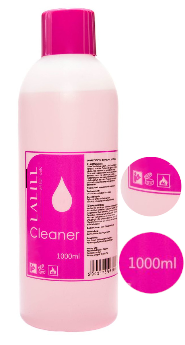 

Cleaner Do Paznokci 1000 ml Odtłuszczacz Lalill
