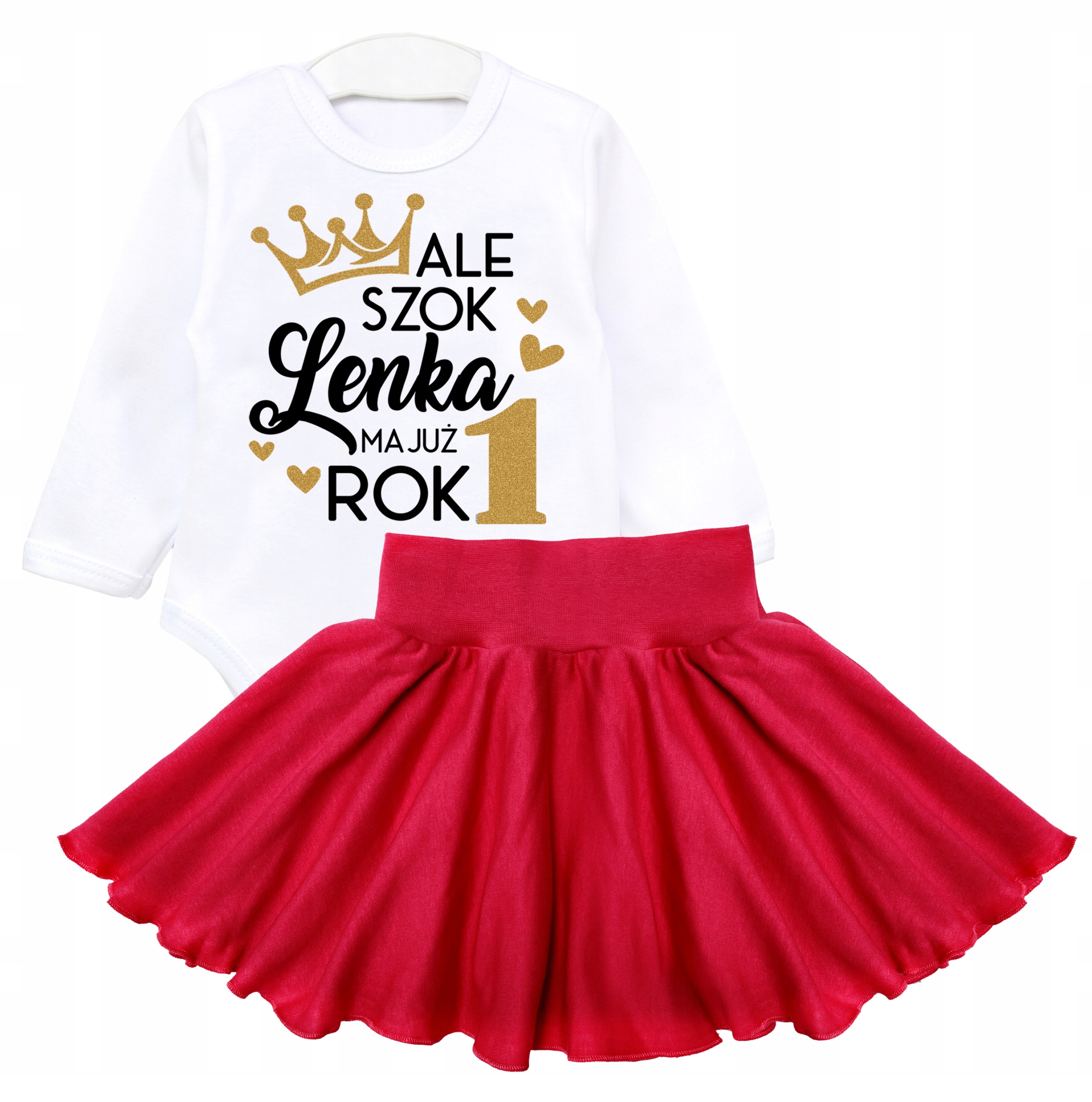 

Komplet na urodziny Ale Szok Mam Już Rok Imię r 80