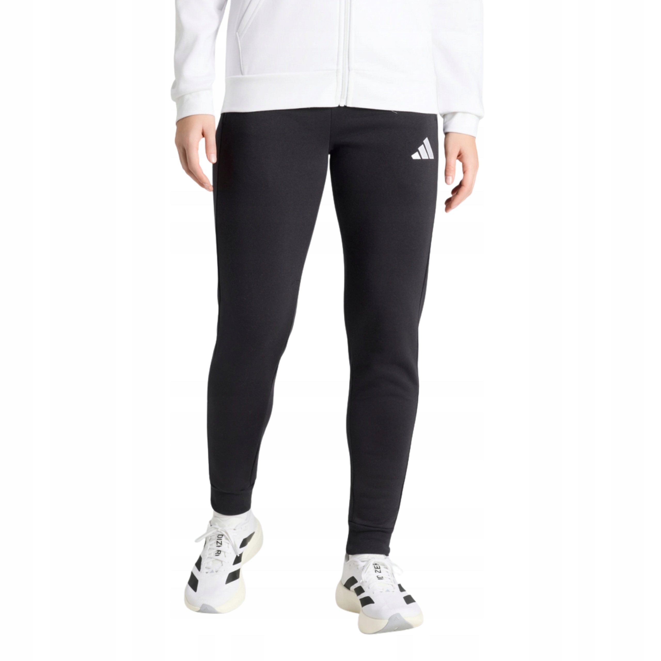 Adidas Damskie Młodzieżowe Spodnie Bawełniane Dresowe Sportowe KB3945