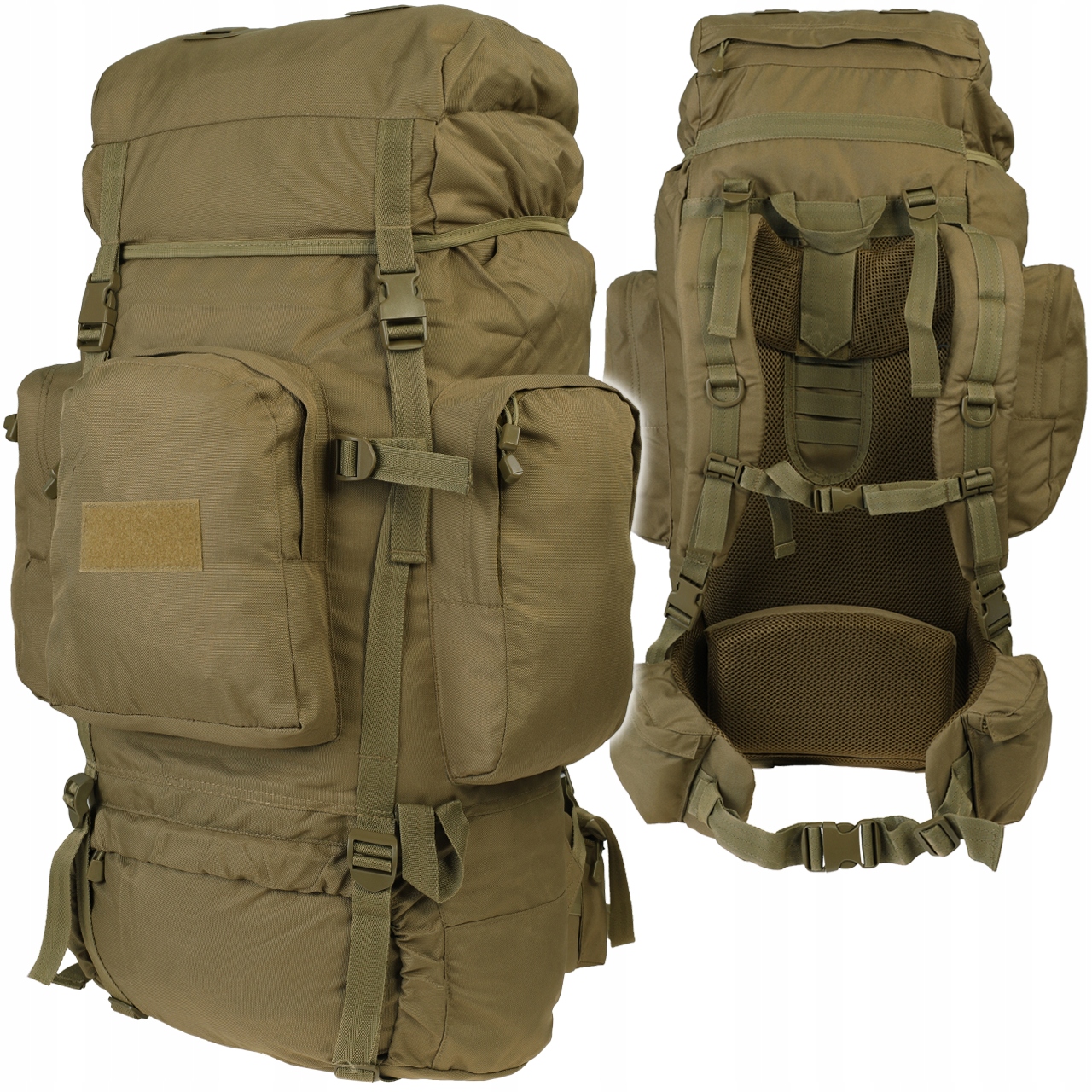 Batoh Vojenský Přepravní Batoh Mil-tec Recom Vojenský Coyote 88L