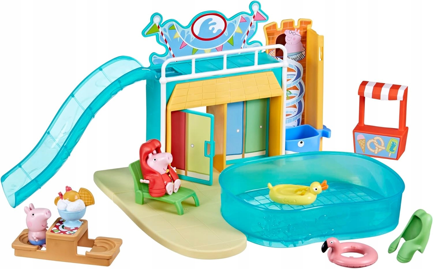 Peppa Pig Park Wodny Zestaw 15 El 2 Figurki