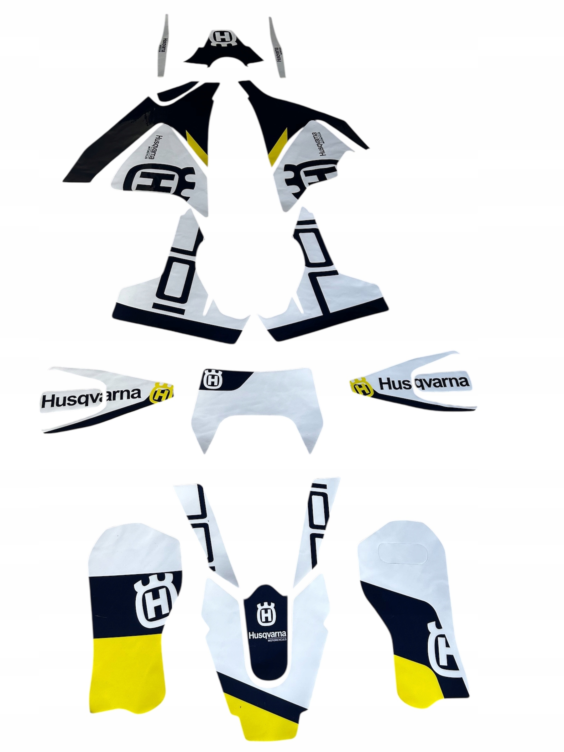 Husqvarna 701 Supermoto 16-20 bielo-granátová dyha hrubá z Talianska Cubamoto