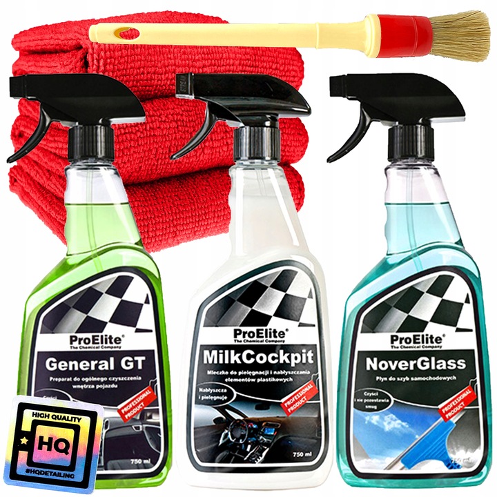 

Zestaw ProElite Auto Kosmetyki Kokpit Wnętrze