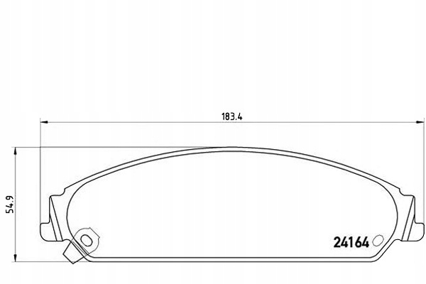 Brembo Brzdové Destičky Chrysler 300C 04- Asistent řidiče #28