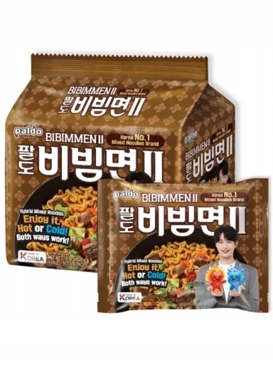 Levně 2x Bibimmen II, těstoviny v omáčce z černých fazolí 4 x 130 g Paldo