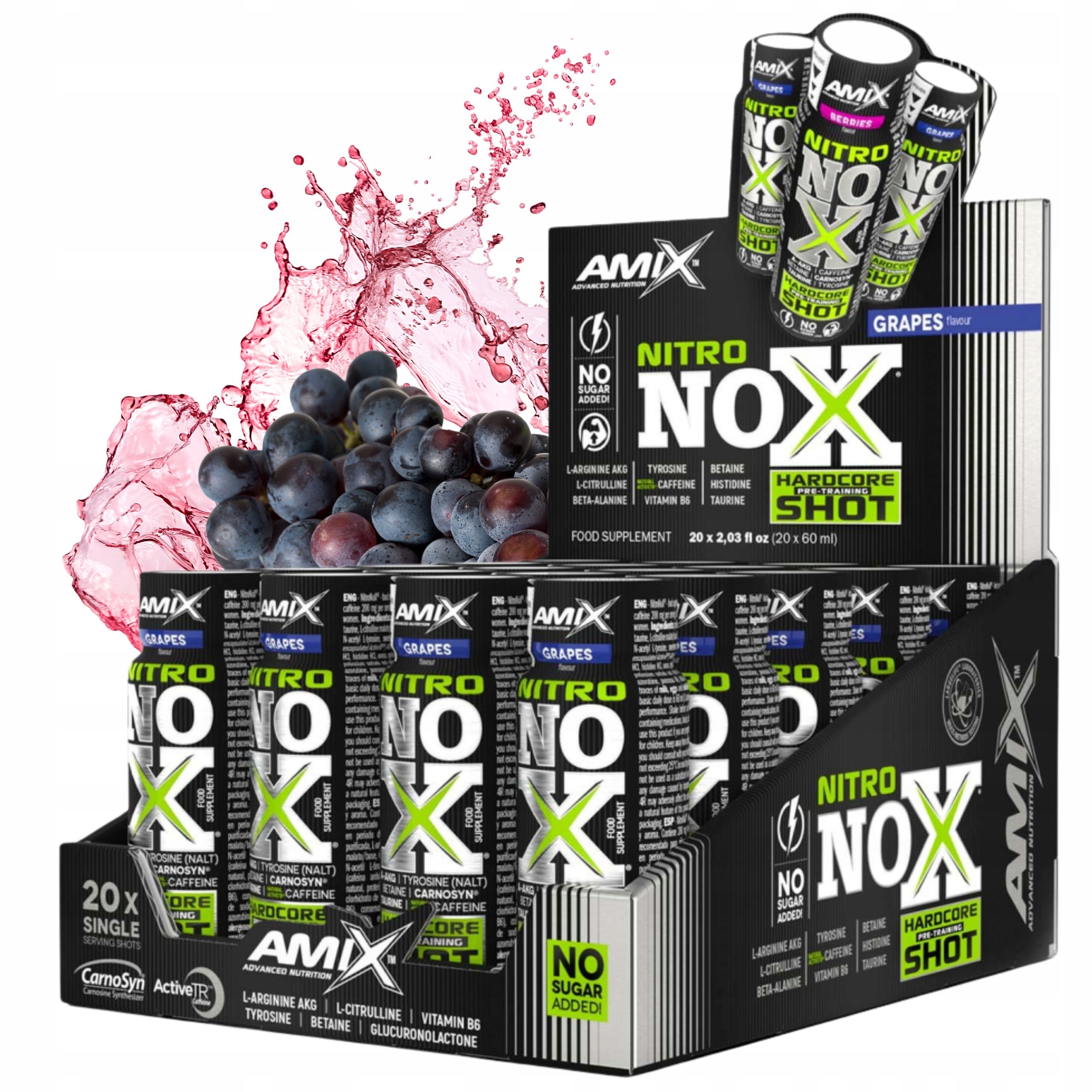 Předtréninkovka Shot Svalová pumpa Energie Soustředění Preworkout 20x60ml