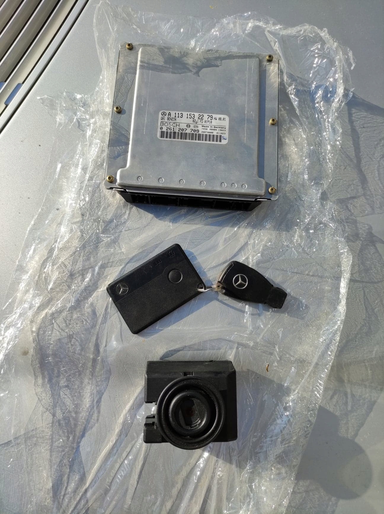 Ключ зажигания-ключ + карта Keyless MERCEDES W215 w220