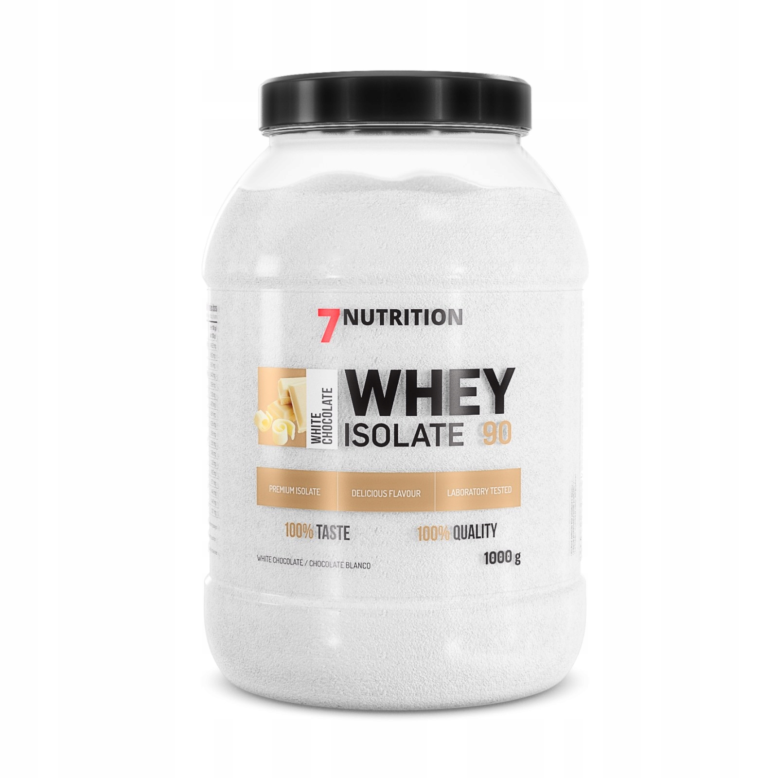 7NUTRITION Whey Isolate 90 1 Kg Protein Izolát Příchutě
