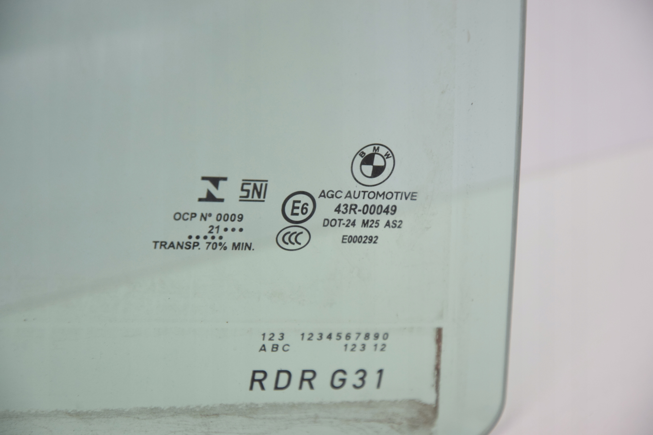 window door right rear part rear BMW 5 G31 AS2