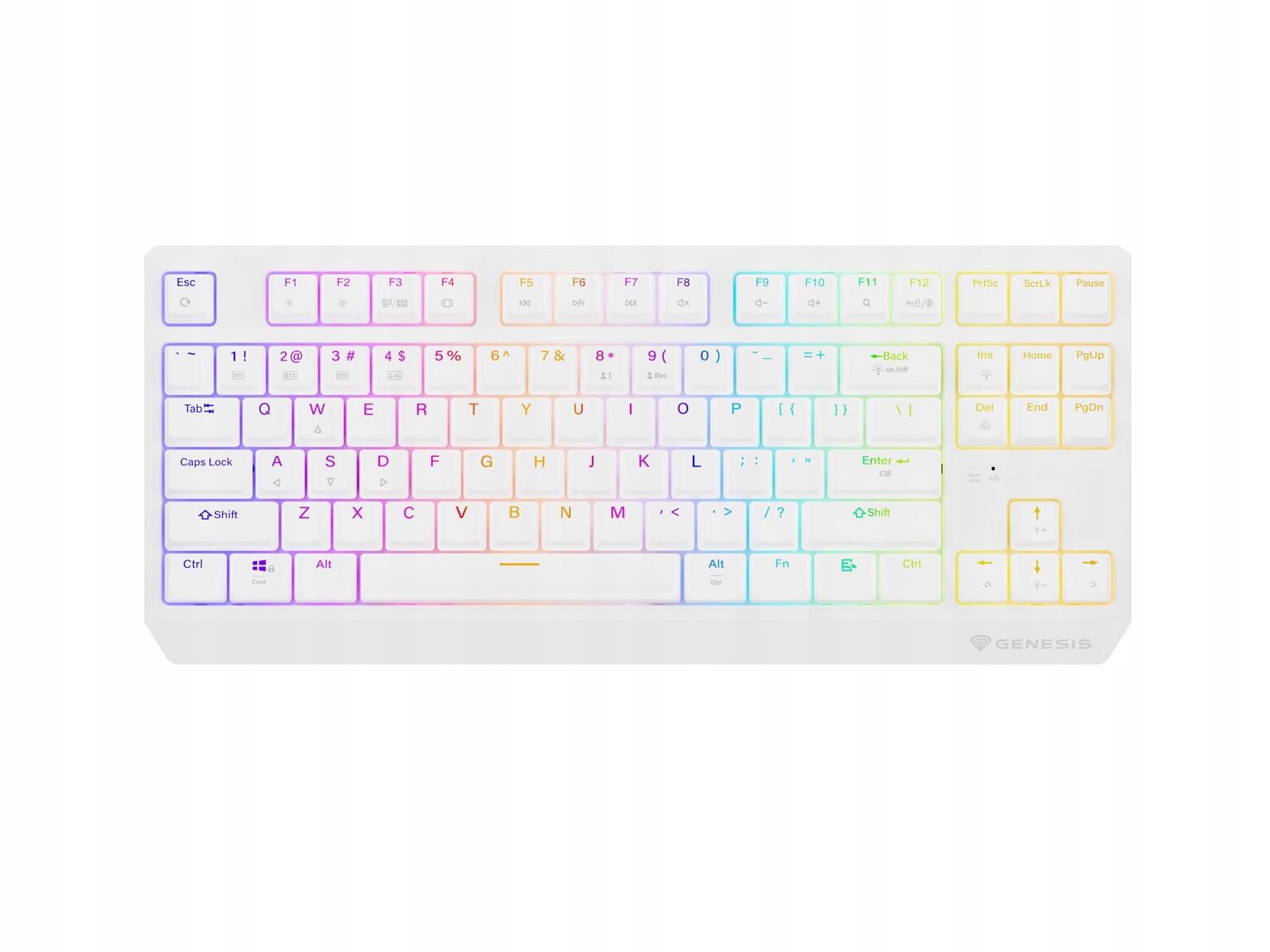 Mechanická klávesnica Genesis Thor 230 Tkl Hot Swap Rgb Red