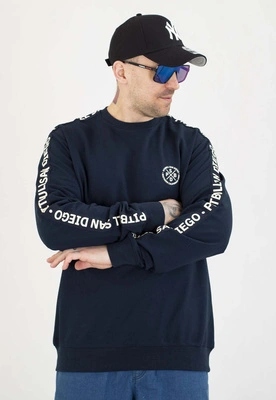 Mikina Pit Bull Bez Kapuce Tape Parker tmavě modrá