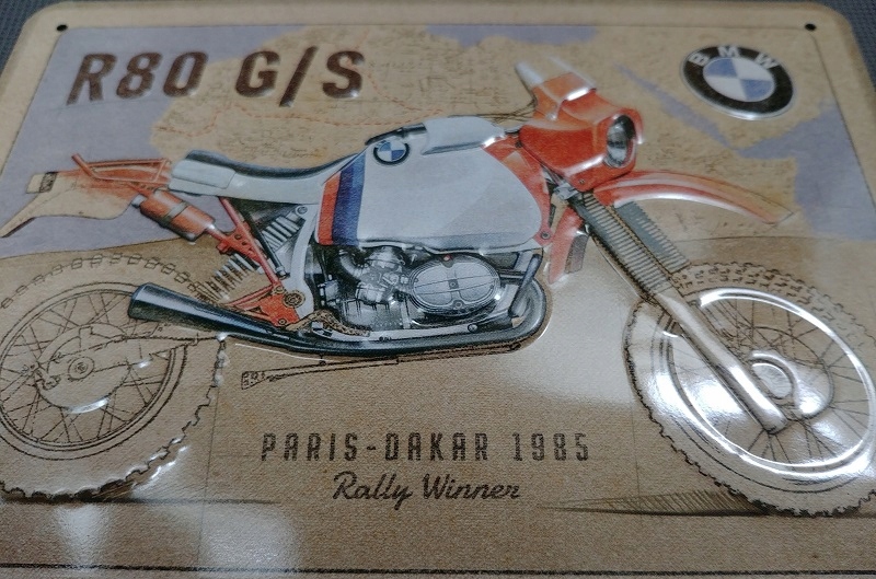 Tablica szyld BMW R80 G/S metal prezent 15x20 Numer katalogowy producenta 26264