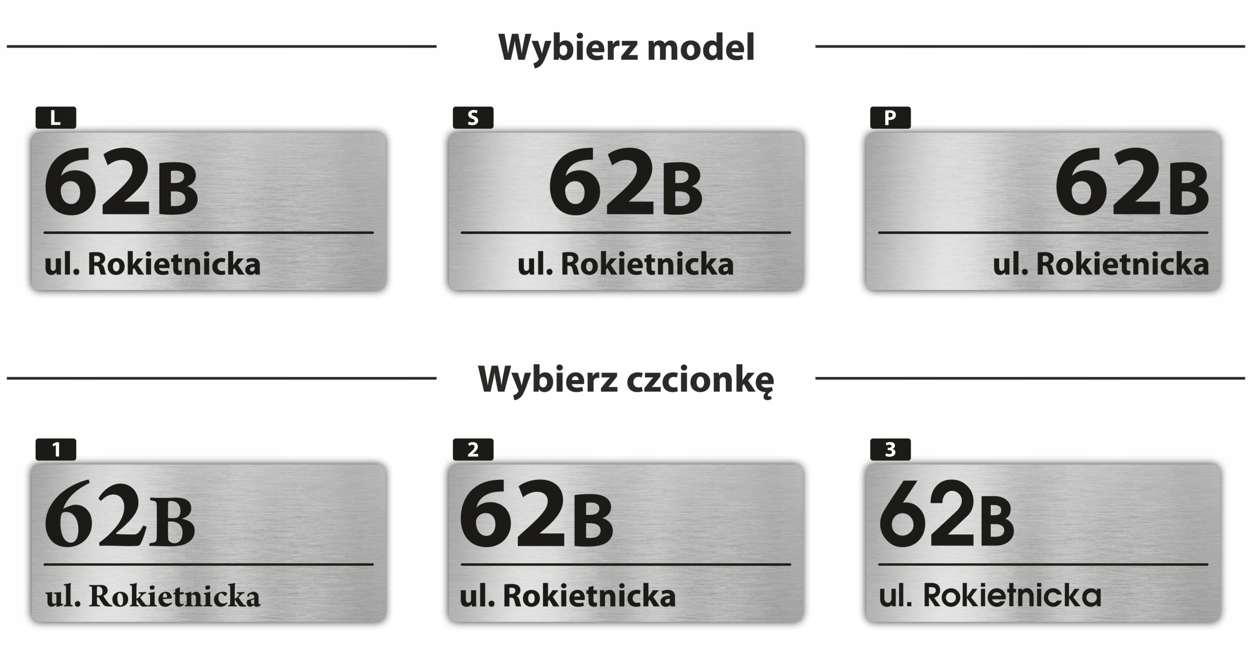 Tabliczka tablica ADRESOWA numer na dom numer domu ALUMINIOWA 35x15 KOLORY Kolor inny