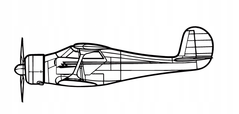 nástěnná dekorace Obraz Letadlo Model D17 Staggerwing 1944