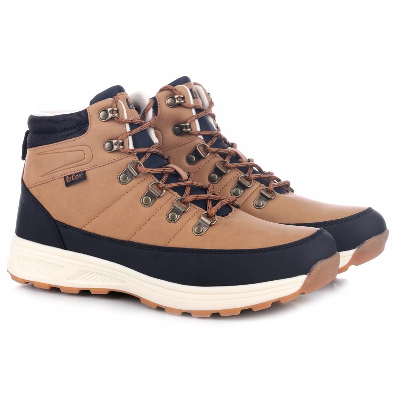 Pánské kozačky Lee Cooper LCJ-24-03-3035M Brown hnědé Eko Kůže VEL.45