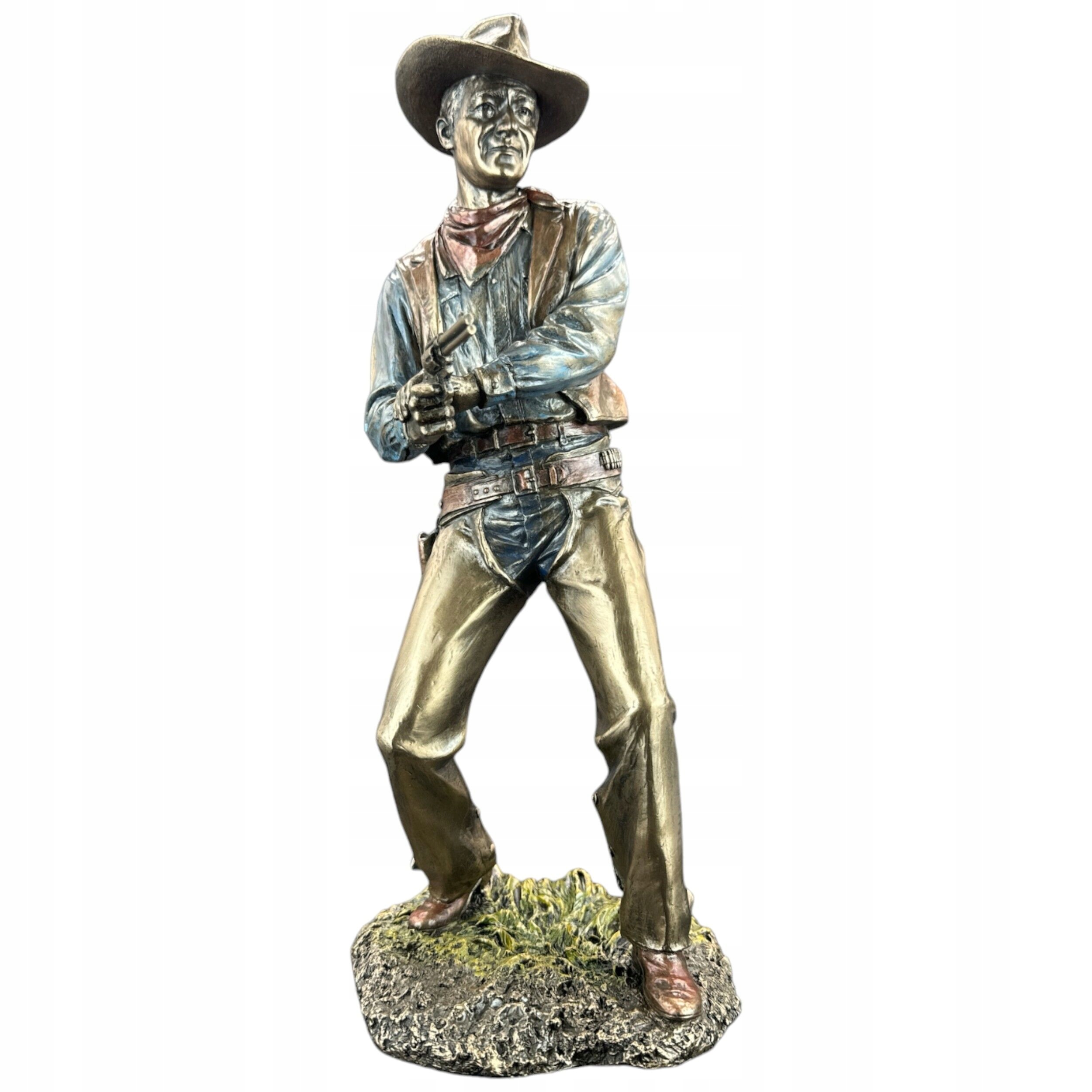 bronzová socha Kowboj Pištoľník Strieľajúci Z Colta Veronese (WU76731A4)