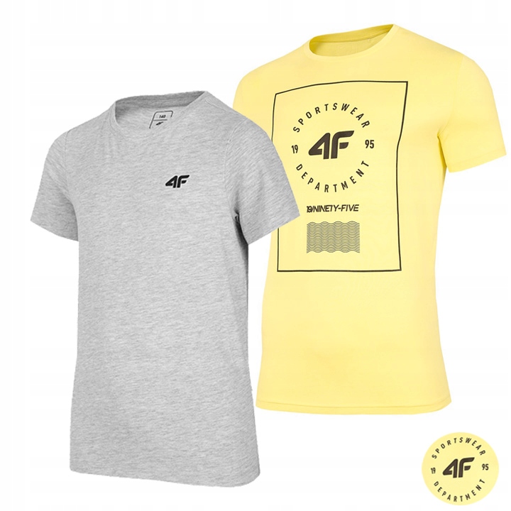 KOMPLET MĘSKI 4F KOSZULKA T-SHIRT ZESTAW 2PAK M