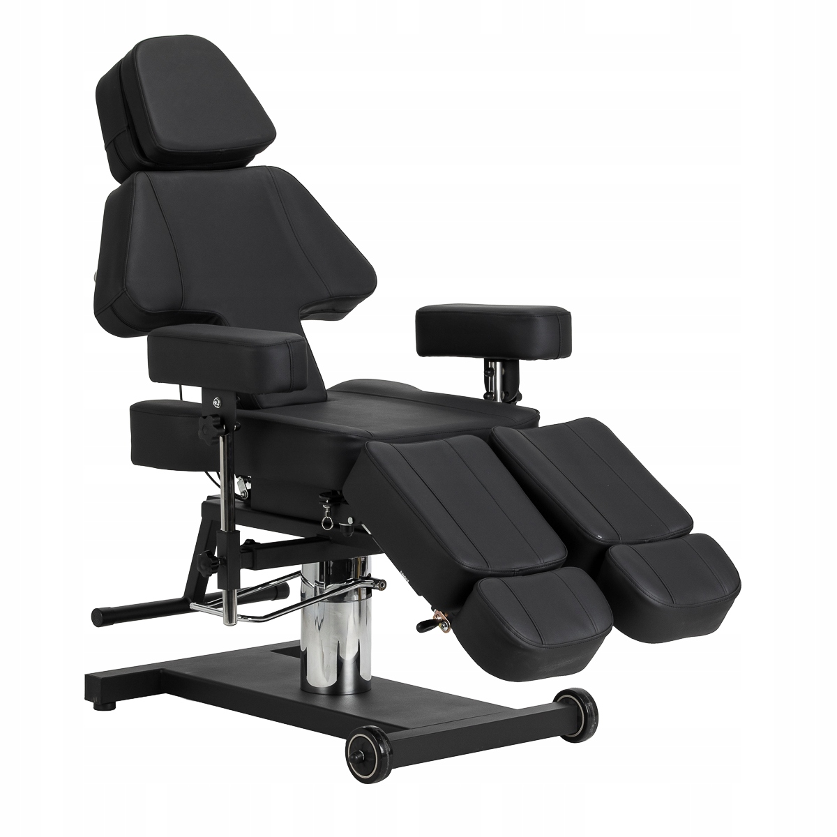 Hydraulické křeslo na tetování Pro Ink 605, plynulá regulace, černé