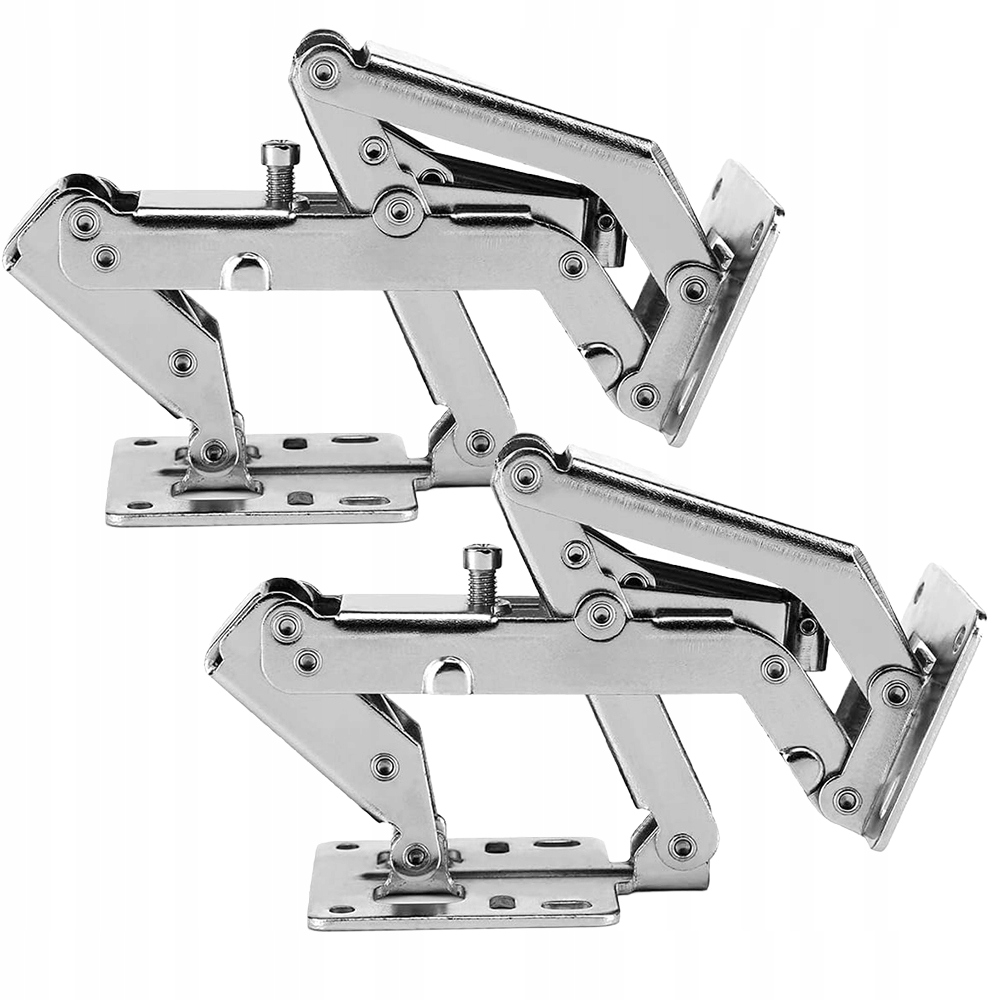 ZAWIAS HYDRAULICZNY MEBLOWY 170° BEZ WIERCENIA REGULOWANY Z BUFOREM 2 SZT.