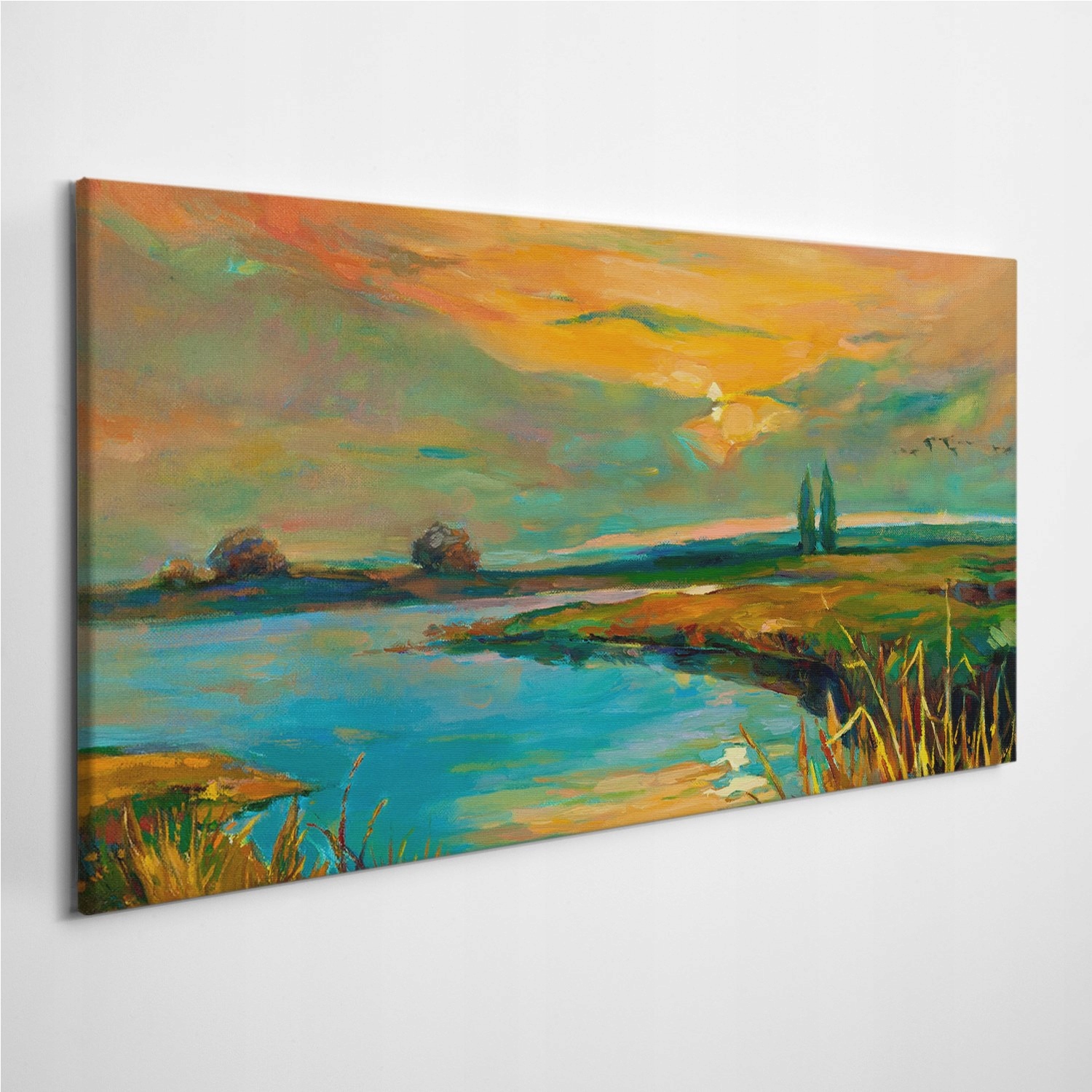 

Fotoobraz z zdjęciem Jezioro Zachód Słońca 120x60
