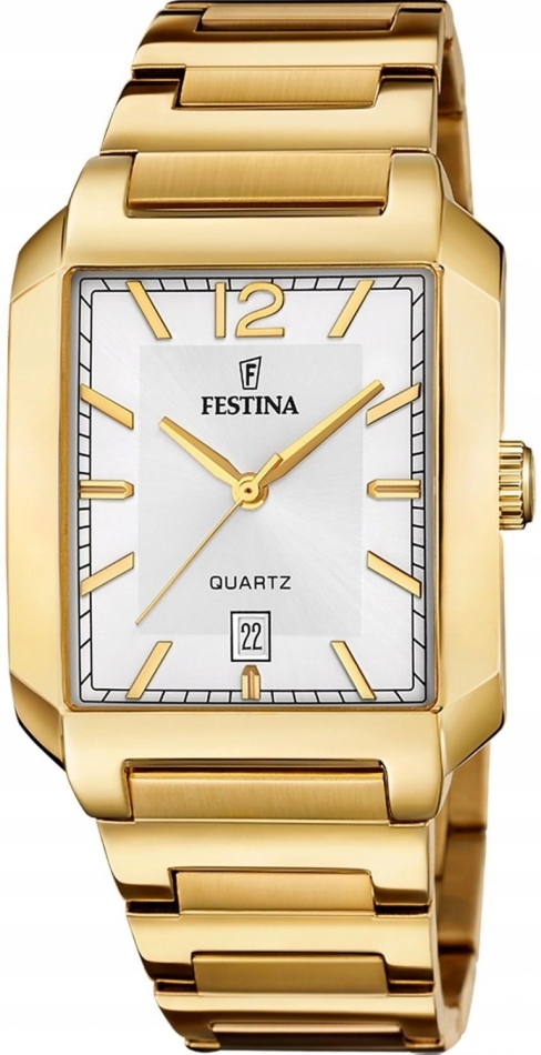 Pánské hodinky Festina 20678/2 zlaté klasické