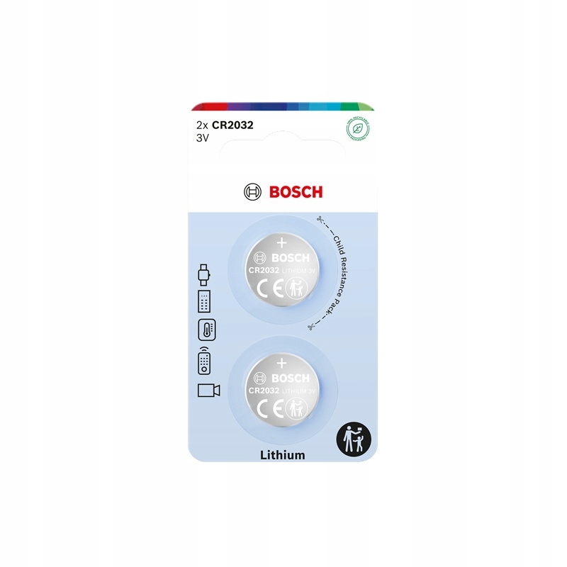 Bosch CR2032B2/00 Lithium (Blistr 1 ks)