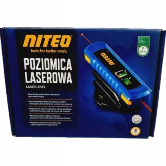 

Poziomica laserowa Niteo dł. fali 630-650nm