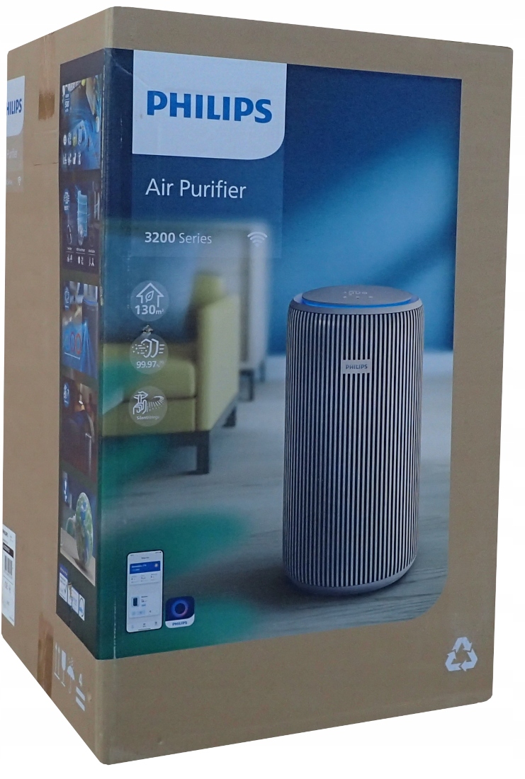 Čistička vzduchu Philips AC3210 Hepa filtr Uhlíkové vůně WiFi 130m²