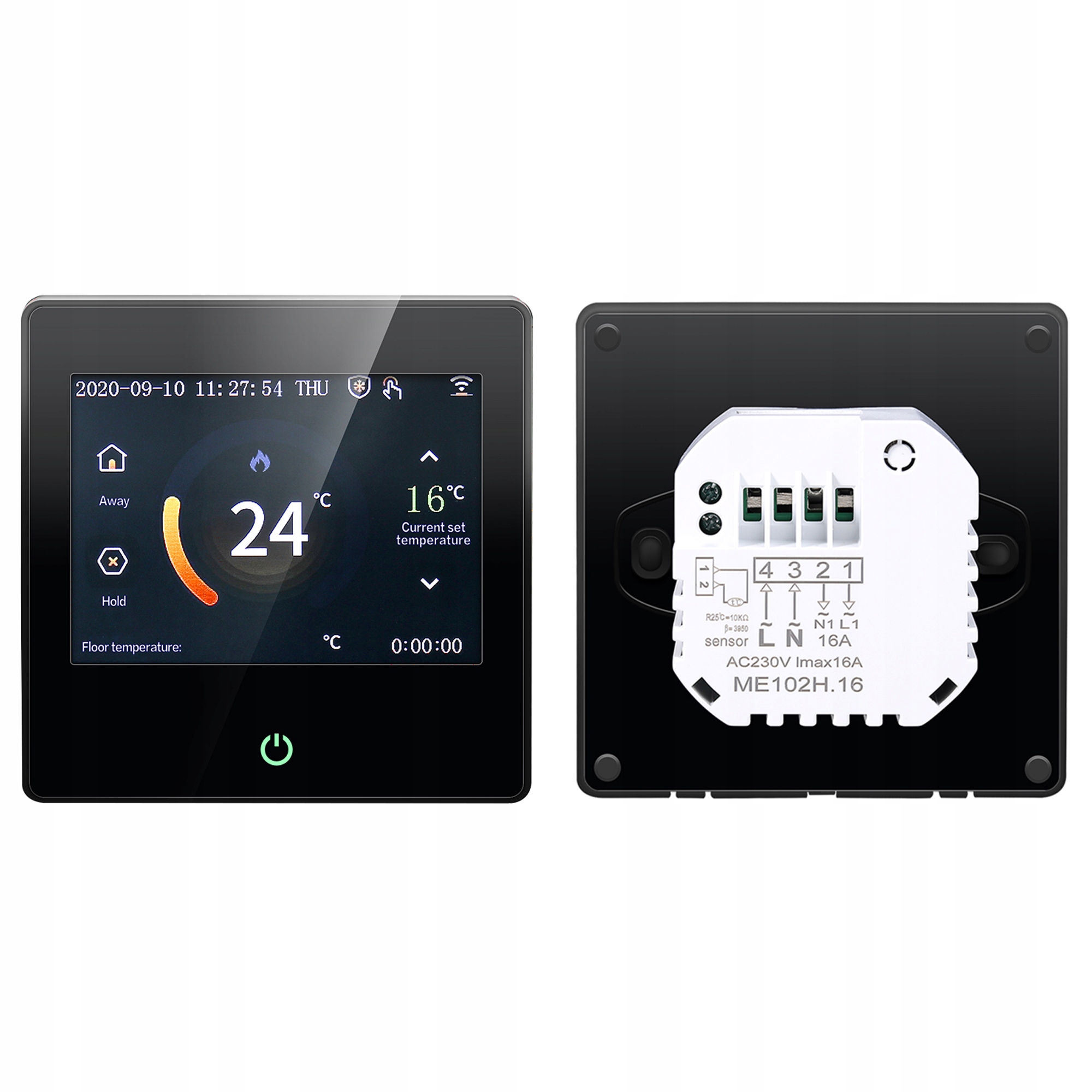 Termostat pro elektrické podlahové vytápění Inteligentní Polský