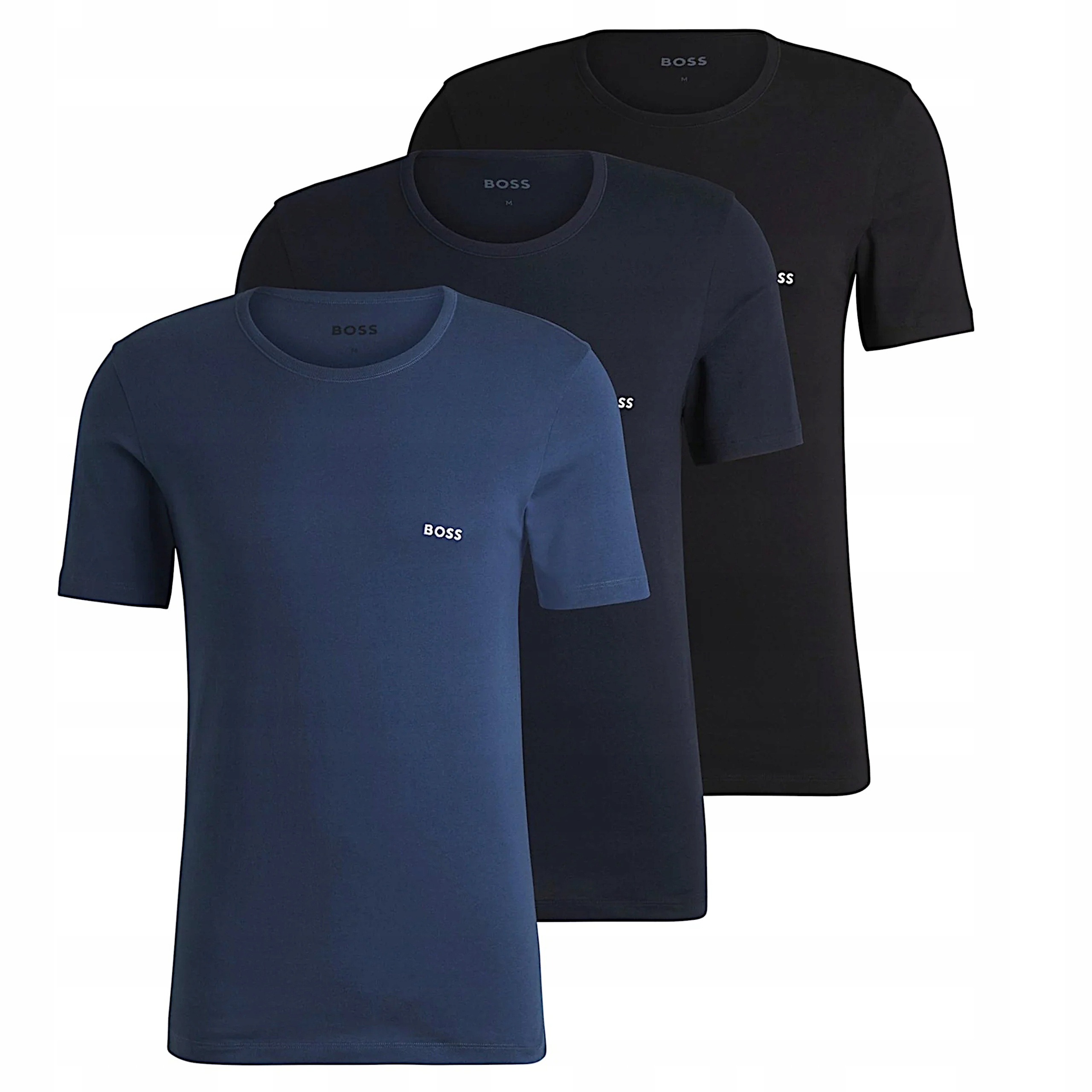 Tričko pánské tričko Hugo Boss 3pack komplet prémiová bavlna dárek S