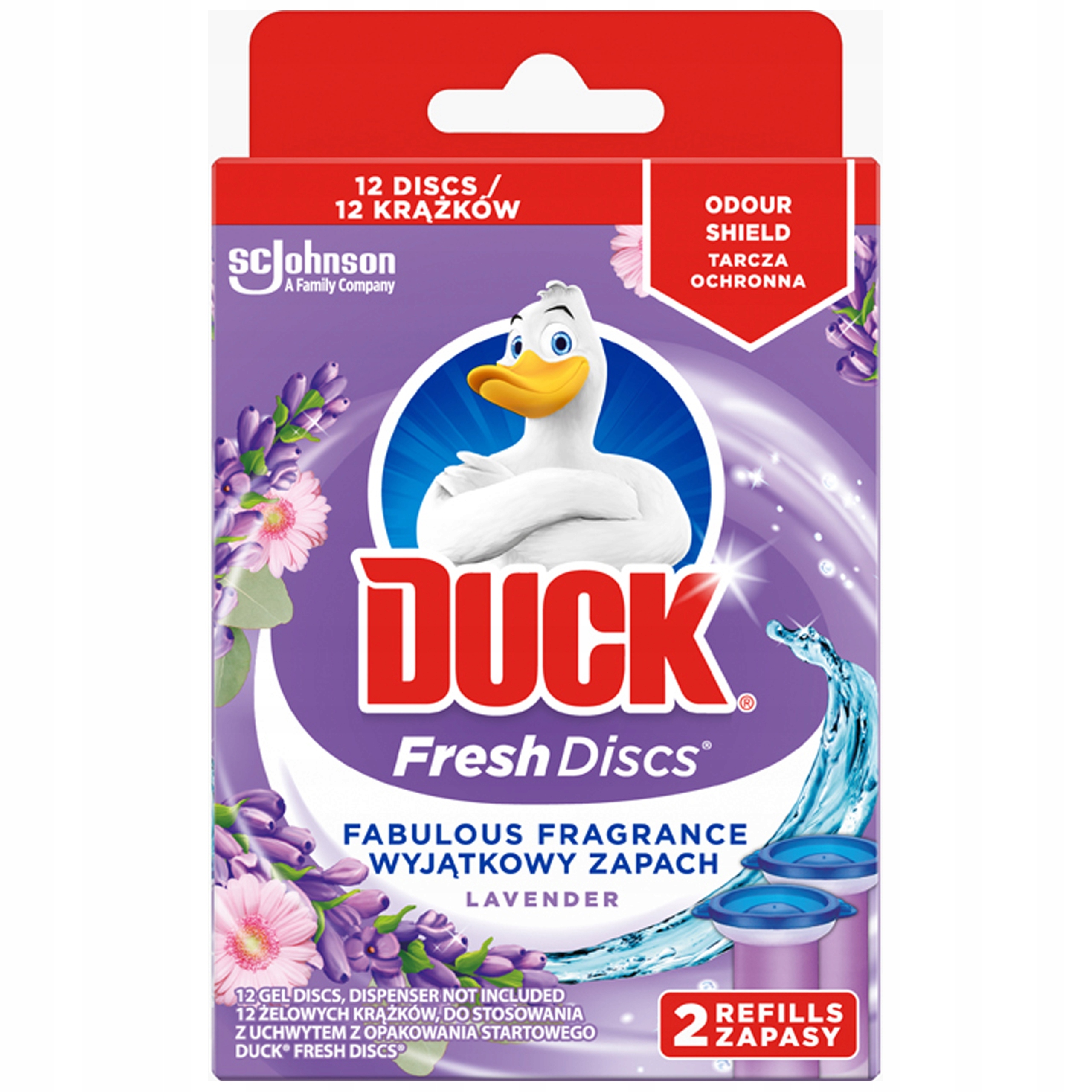 

Duck Fresh czyszczenie wc 12 krążków Lawenda