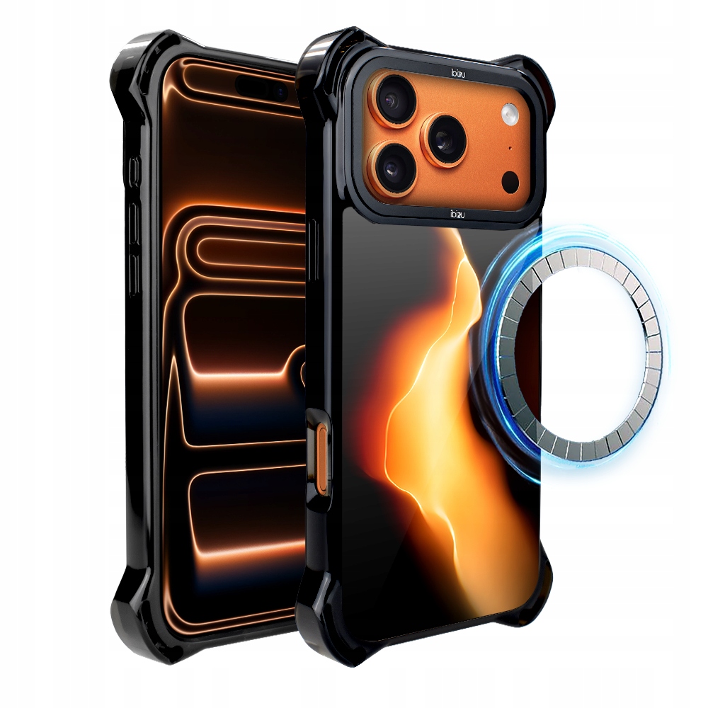 Pouzdro pro iPhone 17 Pro Ibizu DropGuard Ultra s MagSafe, Eclipse