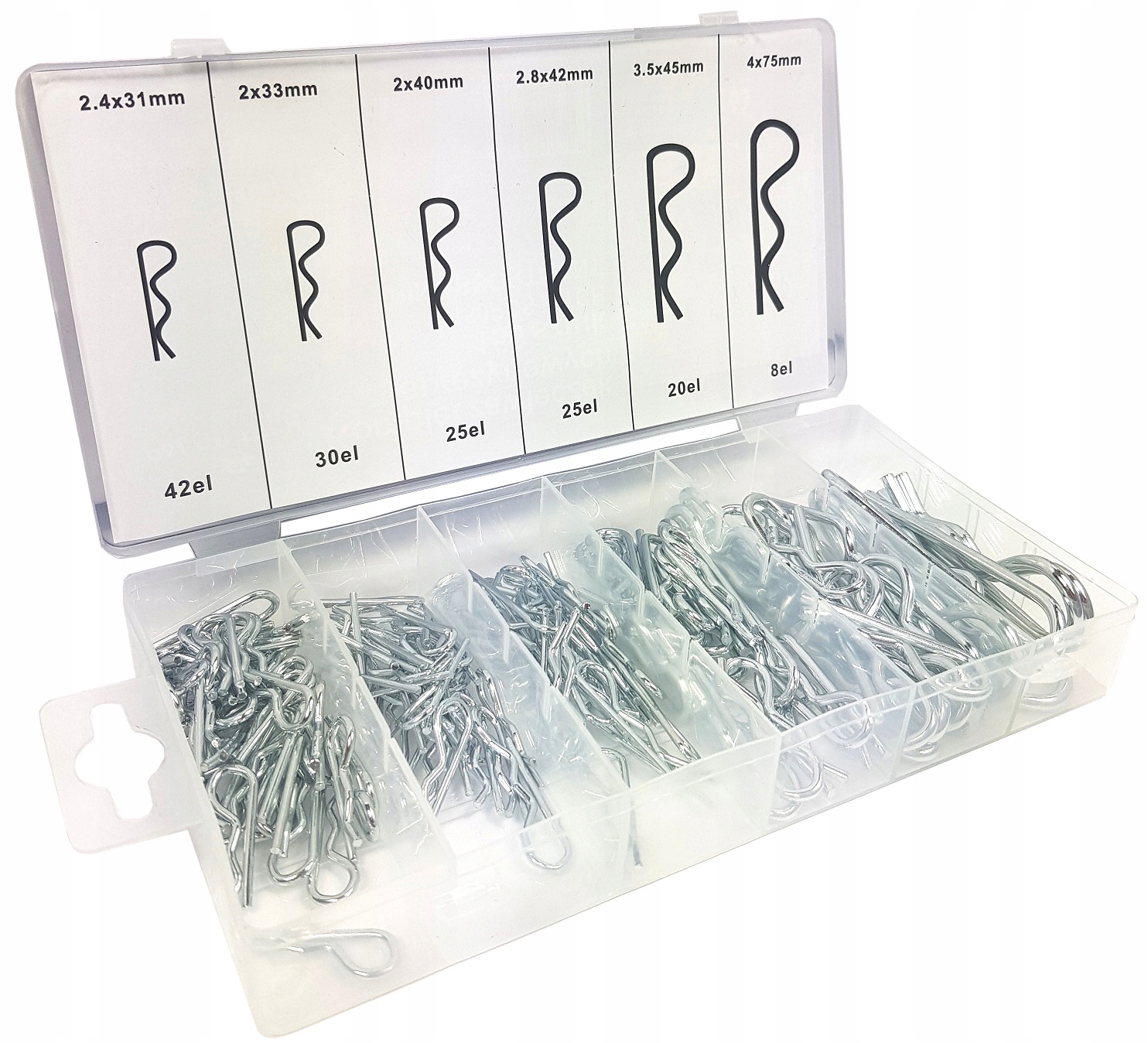 ZAWLECZKA ZAWLECZKI ZAWLECZEK SPRĘŻYNOWYCH PRZETYCZKA ZABEZPIECZAJĄCA 150sz Marka Falon-Tech