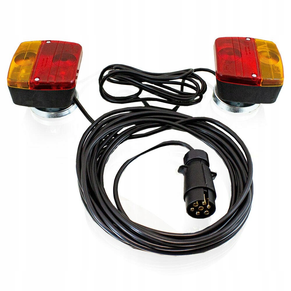 ГОТОВЫЙ КОМПЛЕКТ 7-КОНТАКТНЫХ ФОНАРЕЙ ДЛЯ ЗАДНЕЙ ЧАСТИ ПРИЦЕПОВ