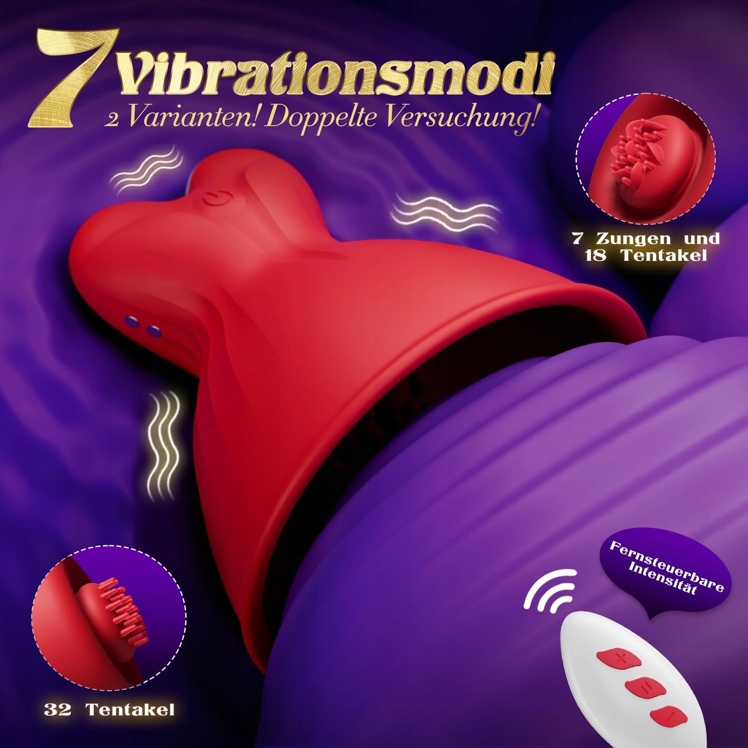 5-IN-1 BRUSTSTIMULATOREN Dla Kobiet Masażer Z 10 Trybami Wibracji — miniatura 3