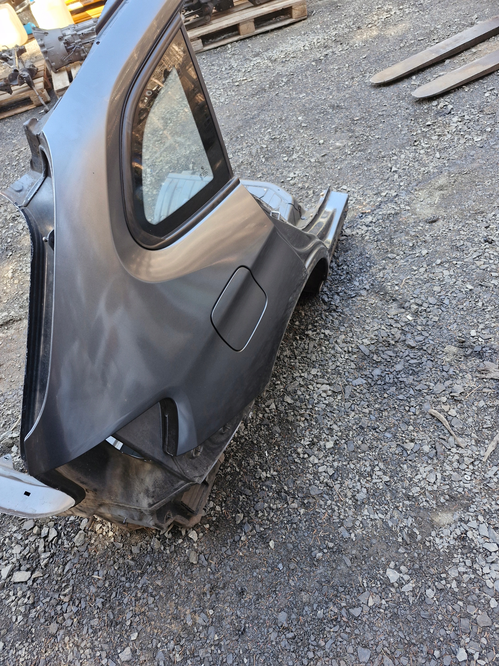 BMW X1 E84 threshold right BOK rear part rear quarter fender right side B39