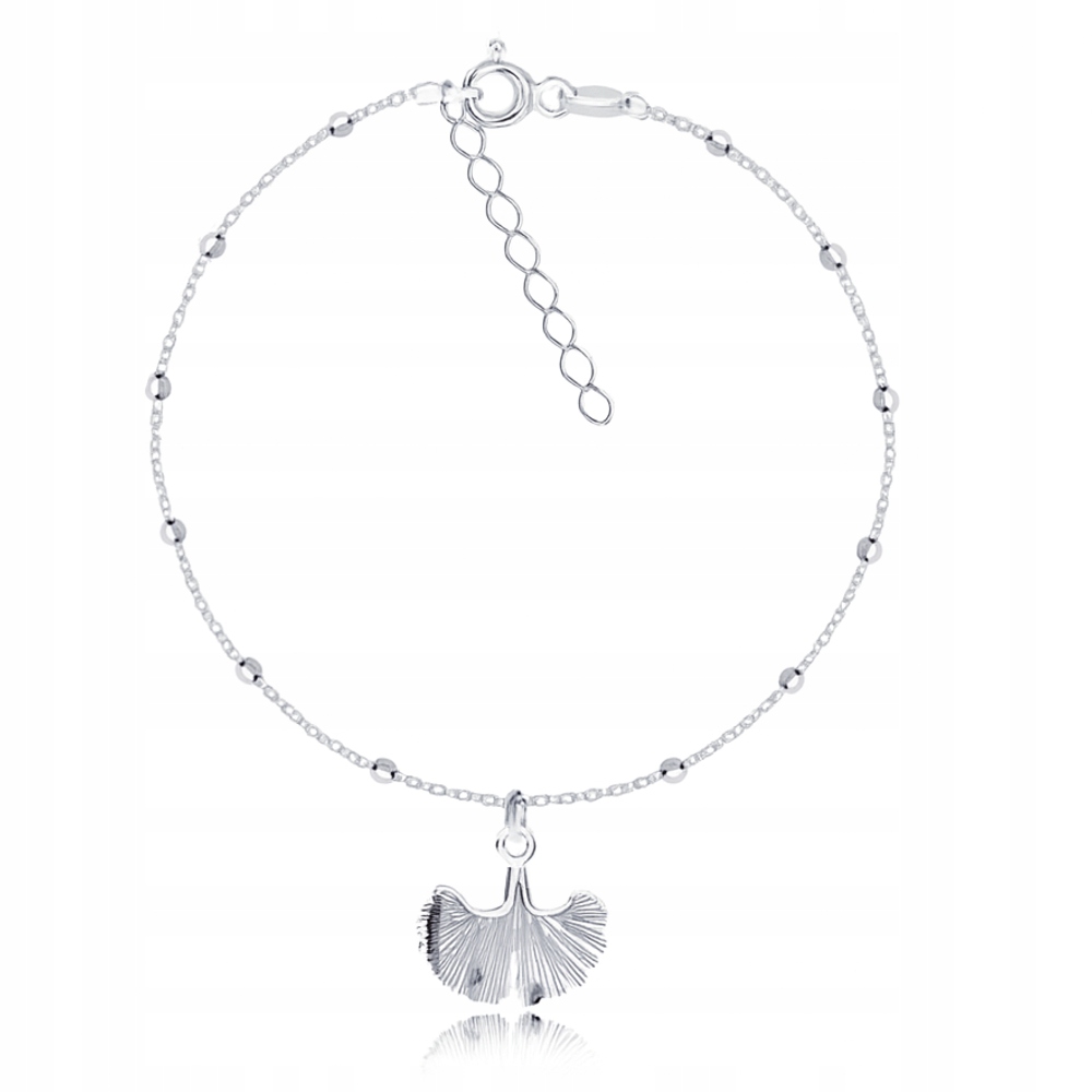 Stříbrný náramek Ginkgo Biloba Ginko Ginkgo Stříbro 925