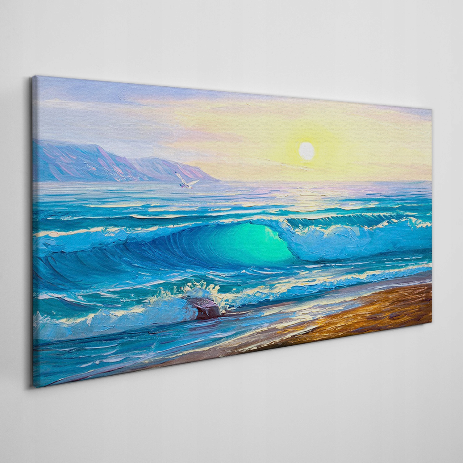 

Obraz na płótnie Krajobraz morski fale 120x60 cm