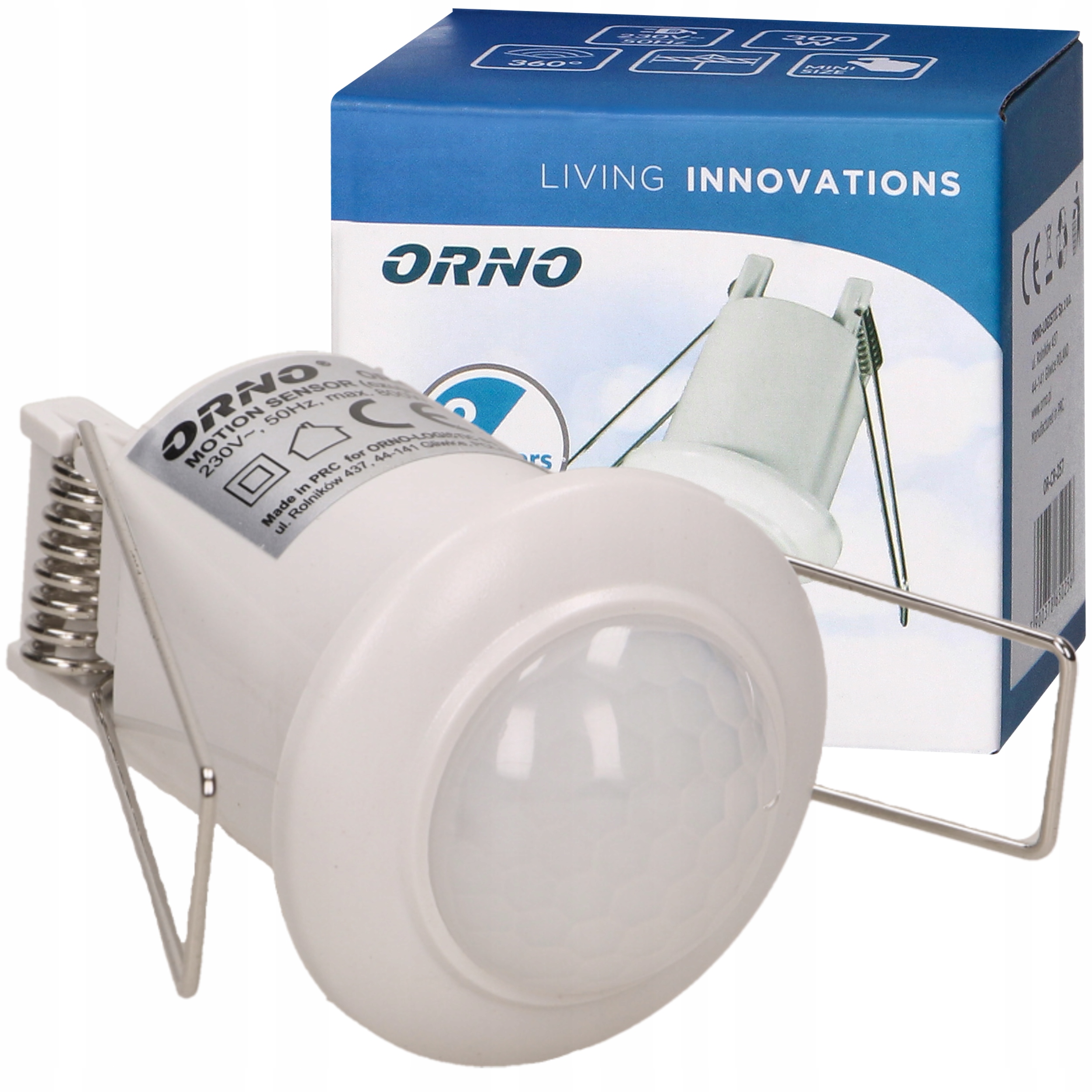 

Czujnik Ruchu Sufitowy Podtynkowy Mini Do Led 360°