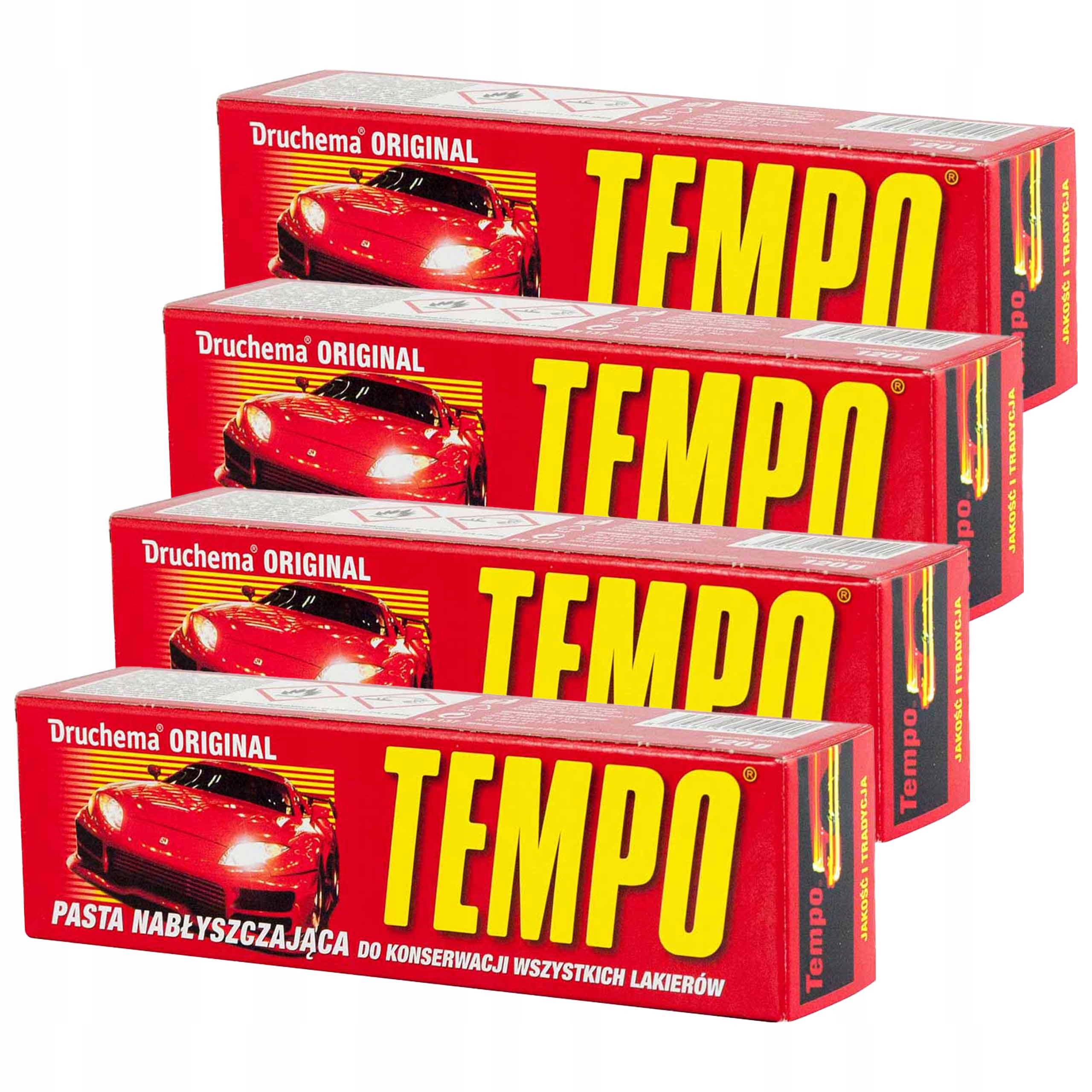 4x Druchema Original Pasta Tempo Nabłyszczająca 120g