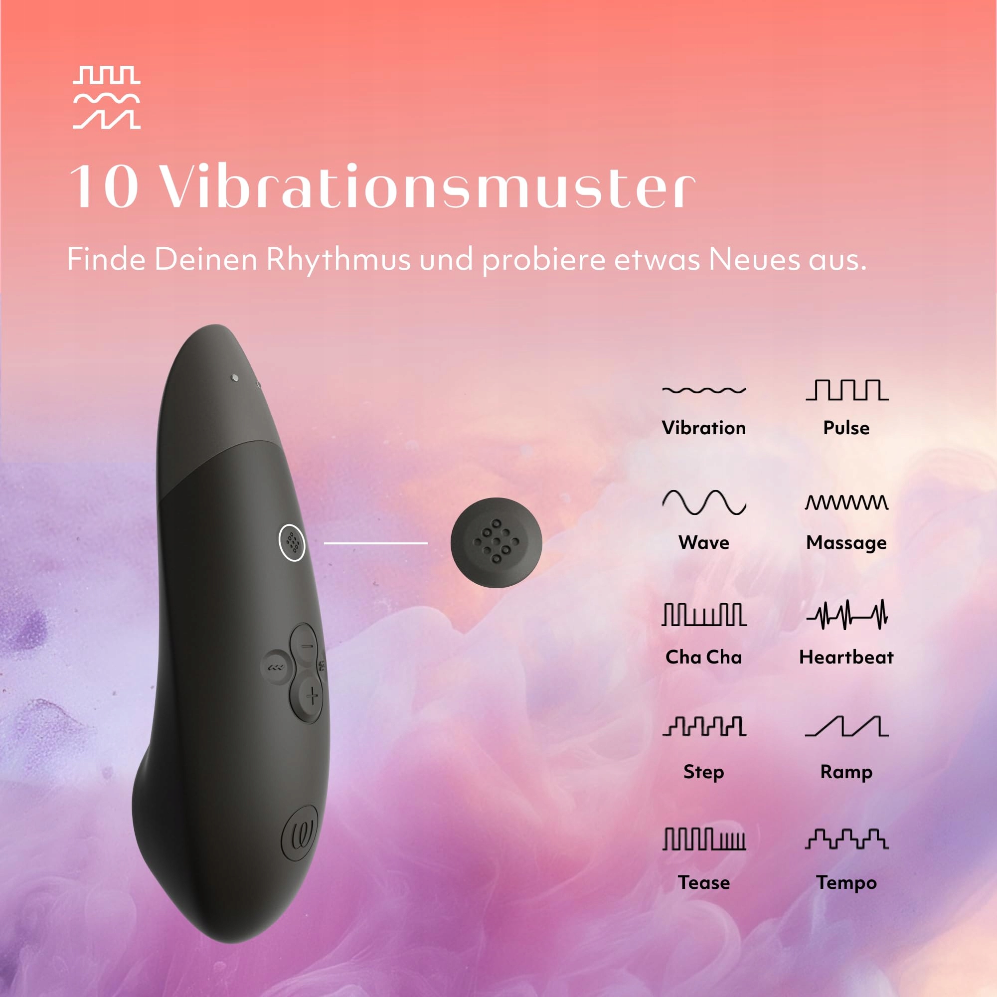 WOMANIZER Wibrator Klitoris Dla Kobiet Stymulator Ssący Wodoodporny — miniatura 4