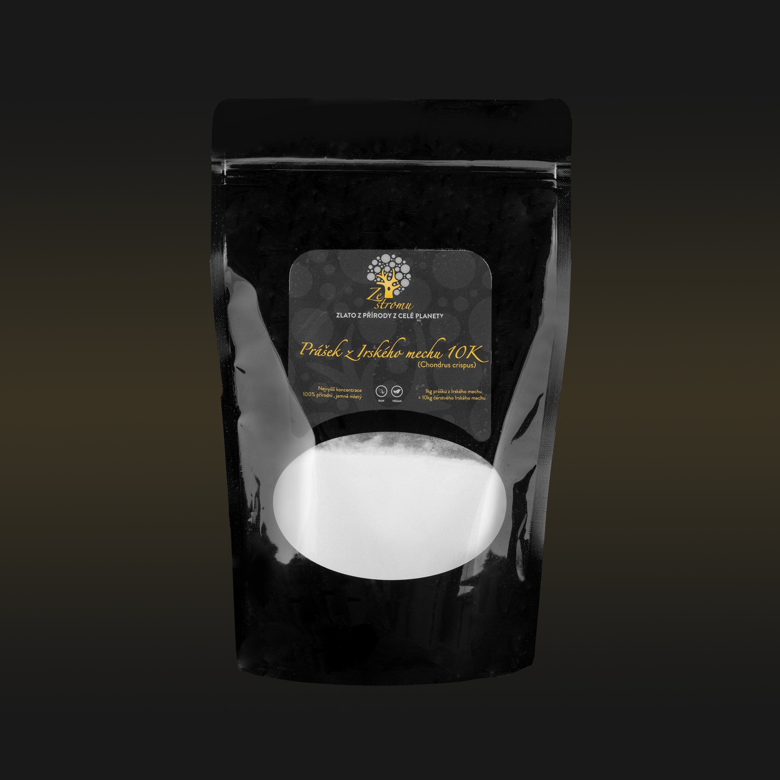 Levně Irský práškový mech Irish moss Raw 250 g