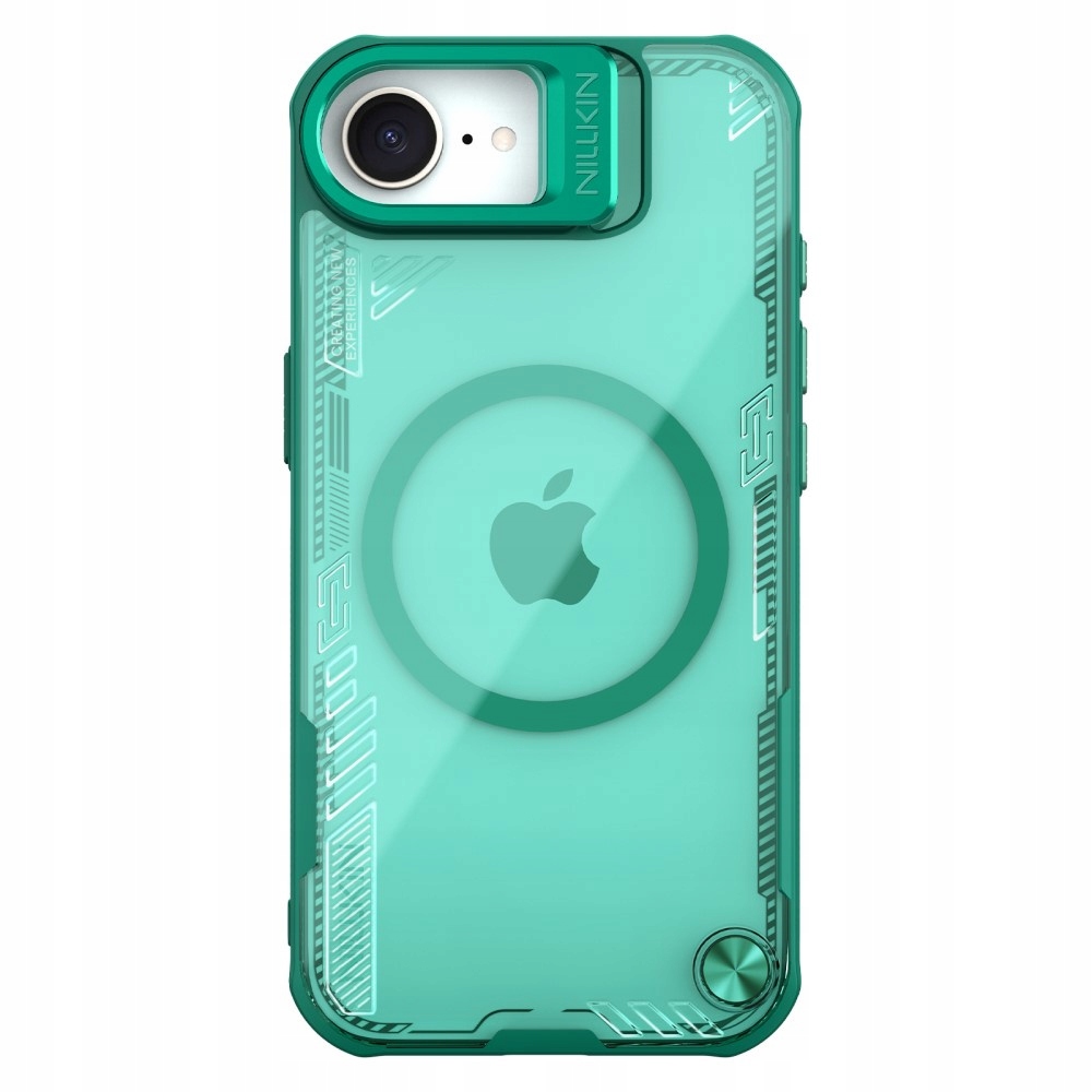 Etui Nillkin Iceblade Prop Magnetic z podstawką na iPhone 16e 17e zielone