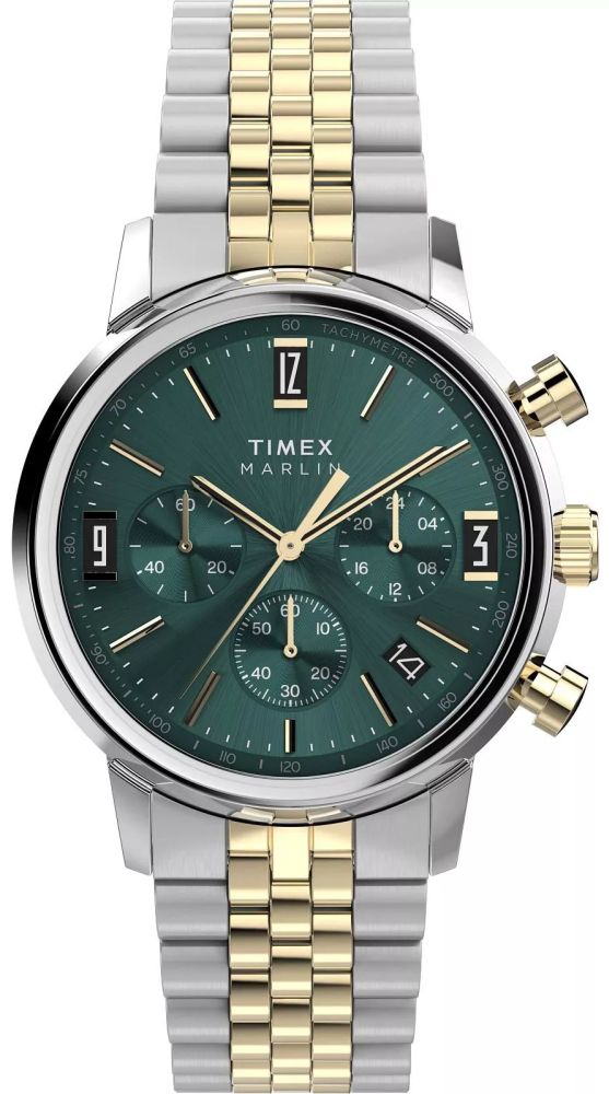 Zegarek Męski Timex TW2W60000 Marlin Chronograph 40mm Green