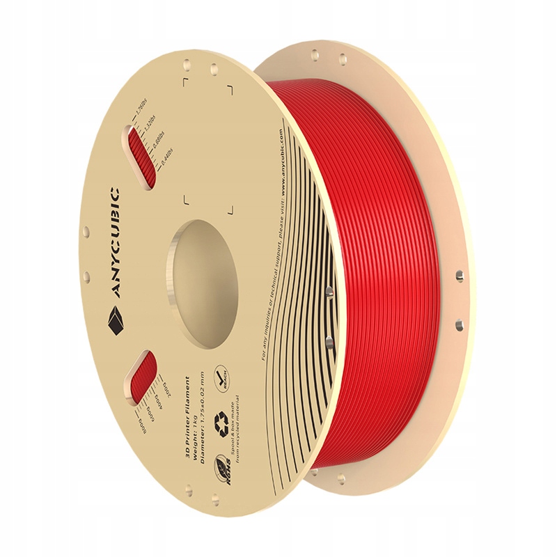Filament Anycubic Pla 1kg (czerwony) Anycubic